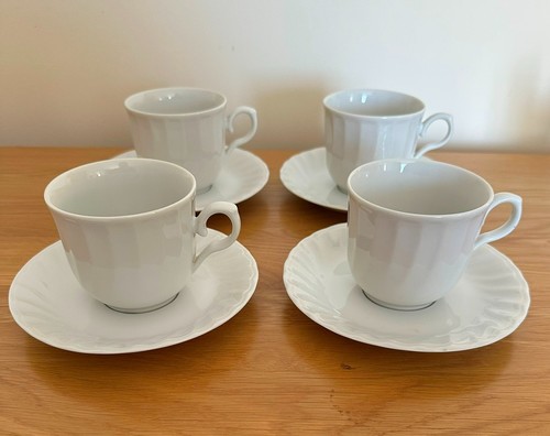 Set pure white vintage - of, 4