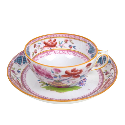 Antique porcelain teacup - porcelain,