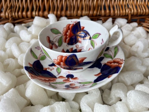 Antique gaudy welsh tea cup - cup, &
