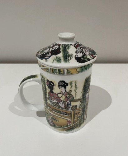 Vintage style ceramic teacup - vintage-style,