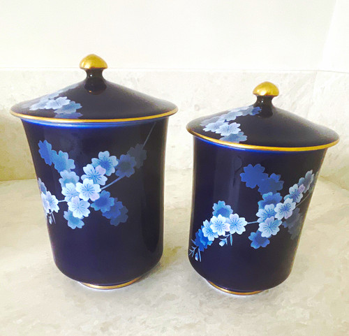 Koransha meoto yunomi - meoto, lidded