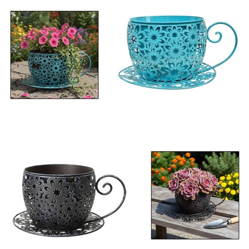 Teacup planter pot vase - planter,
