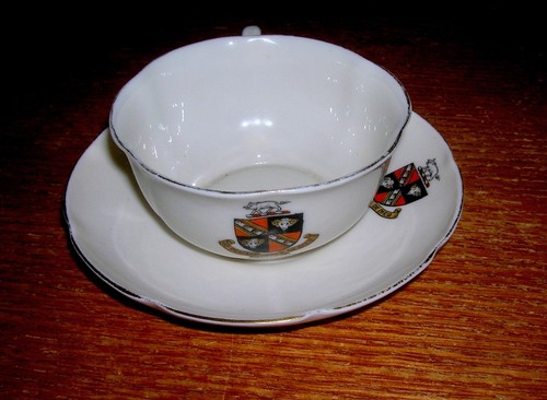 Goss crested china tea cup - china,