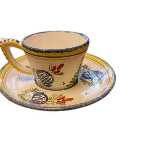 Herriot quimper coffee tea cup - herriot, coffee/tea