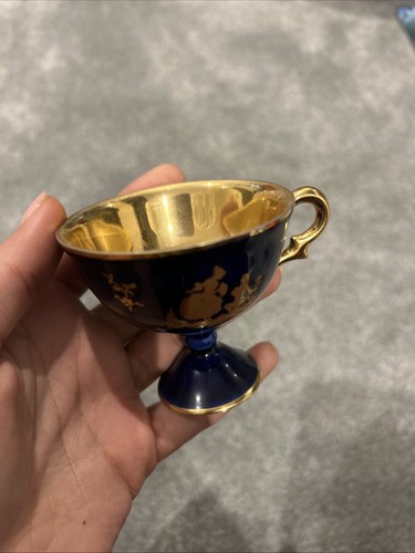 Limoges france gold navy - gold,