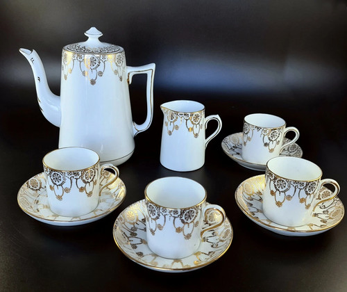 Pendant doric china gilt tea - pendant,