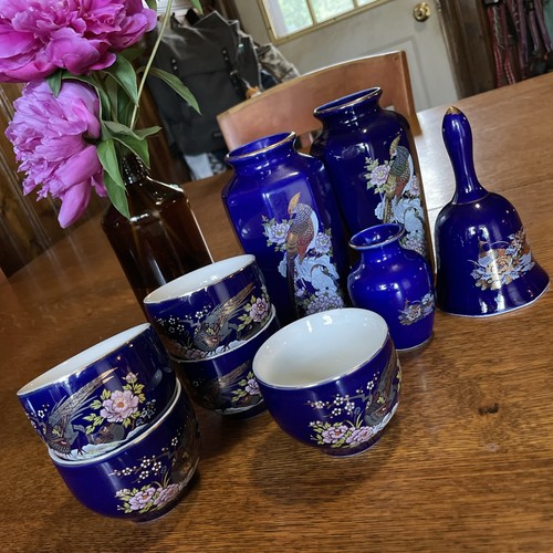 Set japanese cobalt blue - cobalt,