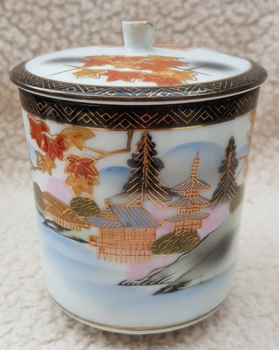 Oriental hand painted - tea, cup